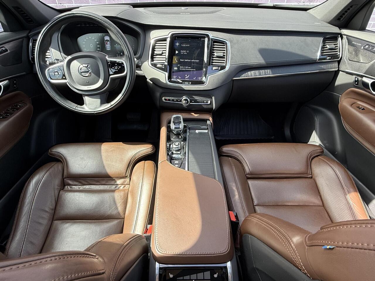 Volvo XC90 2.0 T8 Recharge AWD Inscription | Luchtvering | Massage | Harman/Kardon | Adaptieve cruise | 360° Camera | Standkachel | HUD | Schuif/kantel Panoramadak | Stoelverwarming V+A | Stuurverwarming | Stoelventilatie |