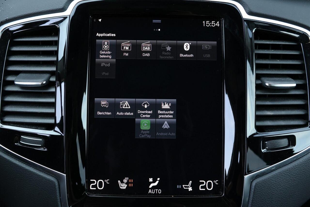 Volvo XC90 T8 Recharge AWD Inscription - Panorama/schuifdak - IntelliSafe Assist & Surround - 360º Camera - Harman/Kardon audio - Adaptieve LED koplampen - Verwarmde voorstoelen, stuur & achterbank - Parkeersensoren voor & achter - Elektr. bedienb. voorstoelen met g