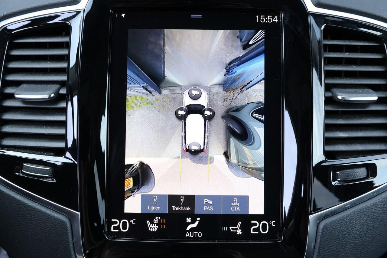 Volvo XC90 T8 Recharge AWD Inscription - Panorama/schuifdak - IntelliSafe Assist & Surround - 360º Camera - Harman/Kardon audio - Adaptieve LED koplampen - Verwarmde voorstoelen, stuur & achterbank - Parkeersensoren voor & achter - Elektr. bedienb. voorstoelen met g