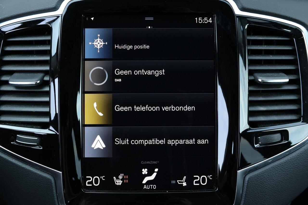 Volvo XC90 T8 Recharge AWD Inscription - Panorama/schuifdak - IntelliSafe Assist & Surround - 360º Camera - Harman/Kardon audio - Adaptieve LED koplampen - Verwarmde voorstoelen, stuur & achterbank - Parkeersensoren voor & achter - Elektr. bedienb. voorstoelen met g