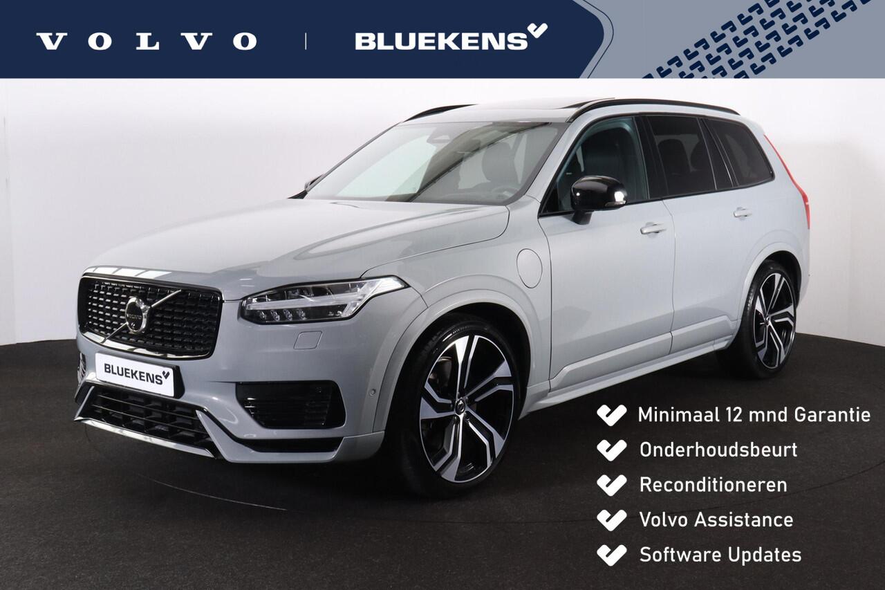 Volvo XC90 T8 Recharge AWD Ultimate Dark - LONG RANGE - Luchtvering - Panorama/schuifdak - IntelliSafe Assist & Surround - 360º Camera - Adaptieve LED koplampen - Verwarmde voorstoelen, stuur & achterbank - Parkeersensoren voor & achter - Elektr. bedienb. voorstoel