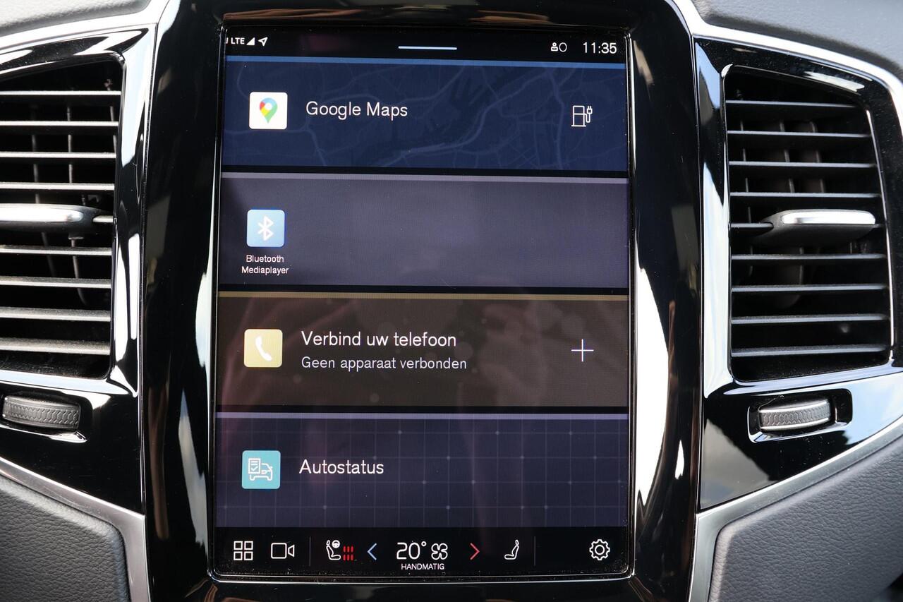 Volvo XC90 T8 Recharge AWD Ultimate Dark - LONG RANGE - Luchtvering - Panorama/schuifdak - IntelliSafe Assist & Surround - 360º Camera - Adaptieve LED koplampen - Verwarmde voorstoelen, stuur & achterbank - Parkeersensoren voor & achter - Elektr. bedienb. voorstoel