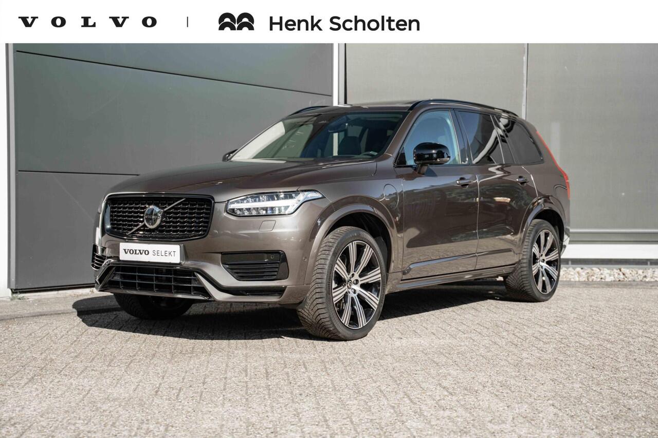 Volvo XC90 T8 Recharge AWD Ultimate Dark | Verwarmbare voorstoelen | Verwarmbaar stuurwiel | Verwarmbare achterbank | Premium audio by Harman Kardon | Panoramadak | Luchtvering | Rondomzicht Camera| 21 inch Lichtmetalen velgen | Semi elektrische trekhaak | Alarmkla