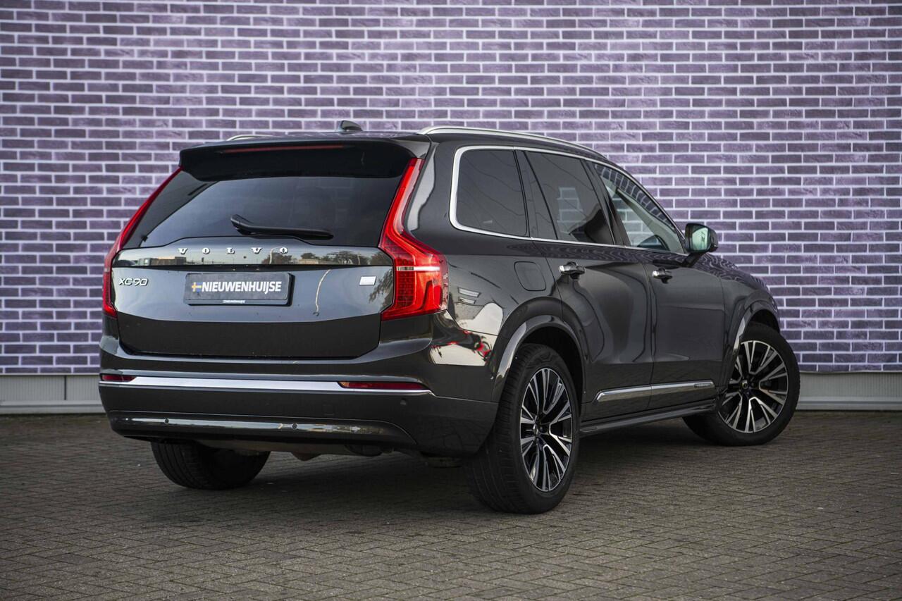 Volvo XC90 2.0 T8 Recharge AWD Ultimate Bright | Long Range | 7 Zits | Luchtvering | Panoramadak | Adaptieve Cruise Control | Trekhaak | 360° Parkeercamera | Harman Kardon Audio | Head-Up Display | Stoel-/Stuurverwarming |