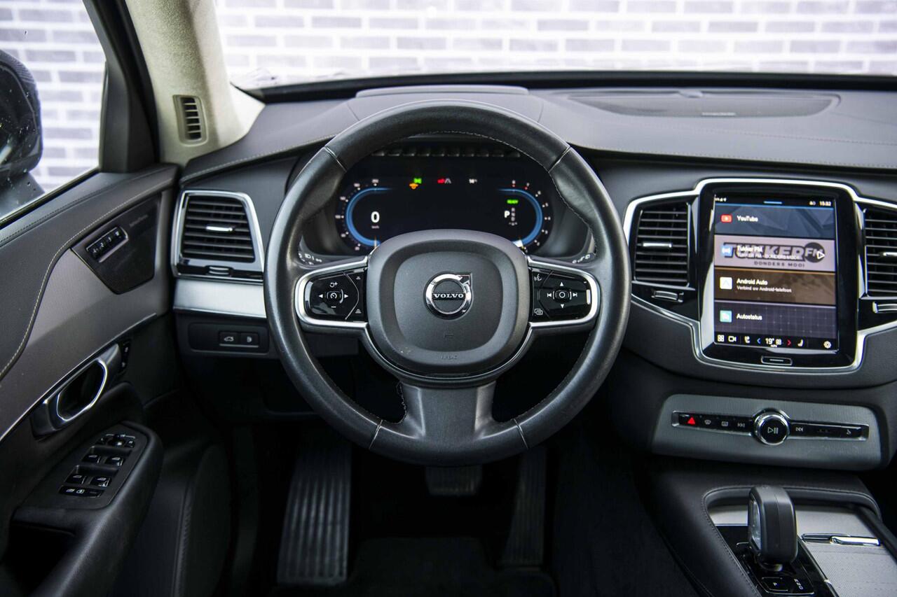 Volvo XC90 2.0 T8 Recharge AWD Ultimate Bright | Long Range | 7 Zits | Luchtvering | Panoramadak | Adaptieve Cruise Control | Trekhaak | 360° Parkeercamera | Harman Kardon Audio | Head-Up Display | Stoel-/Stuurverwarming |