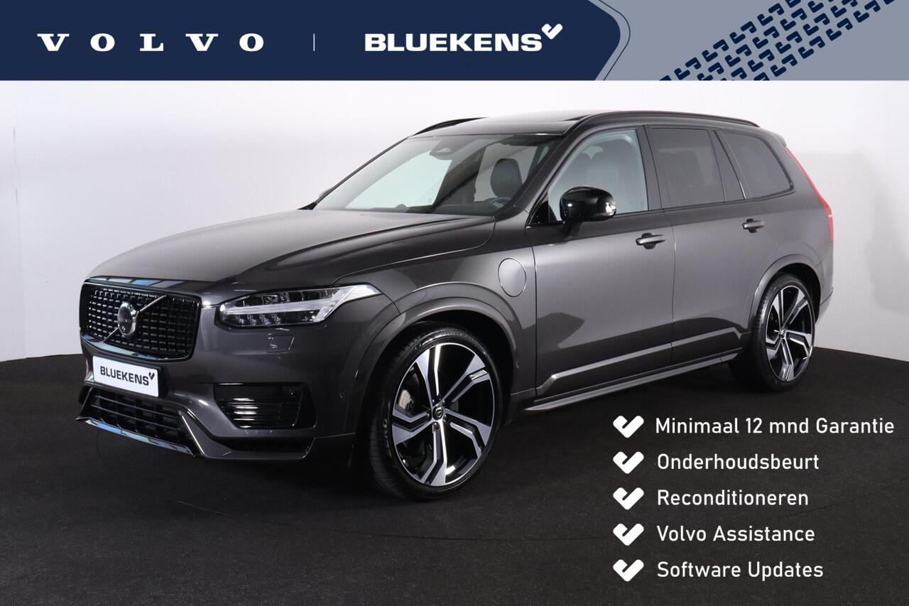 Volvo XC90 T8 Recharge AWD Ultimate Dark - LONG RANGE - Luchtvering - Panorama/schuifdak - IntelliSafe Assist & Surround - 360º Camera - Bowers & Wilkins audio - Adaptieve LED koplampen - Verwarmde voorstoelen, stuur & achterbank - Parkeersensoren voor & achter - El