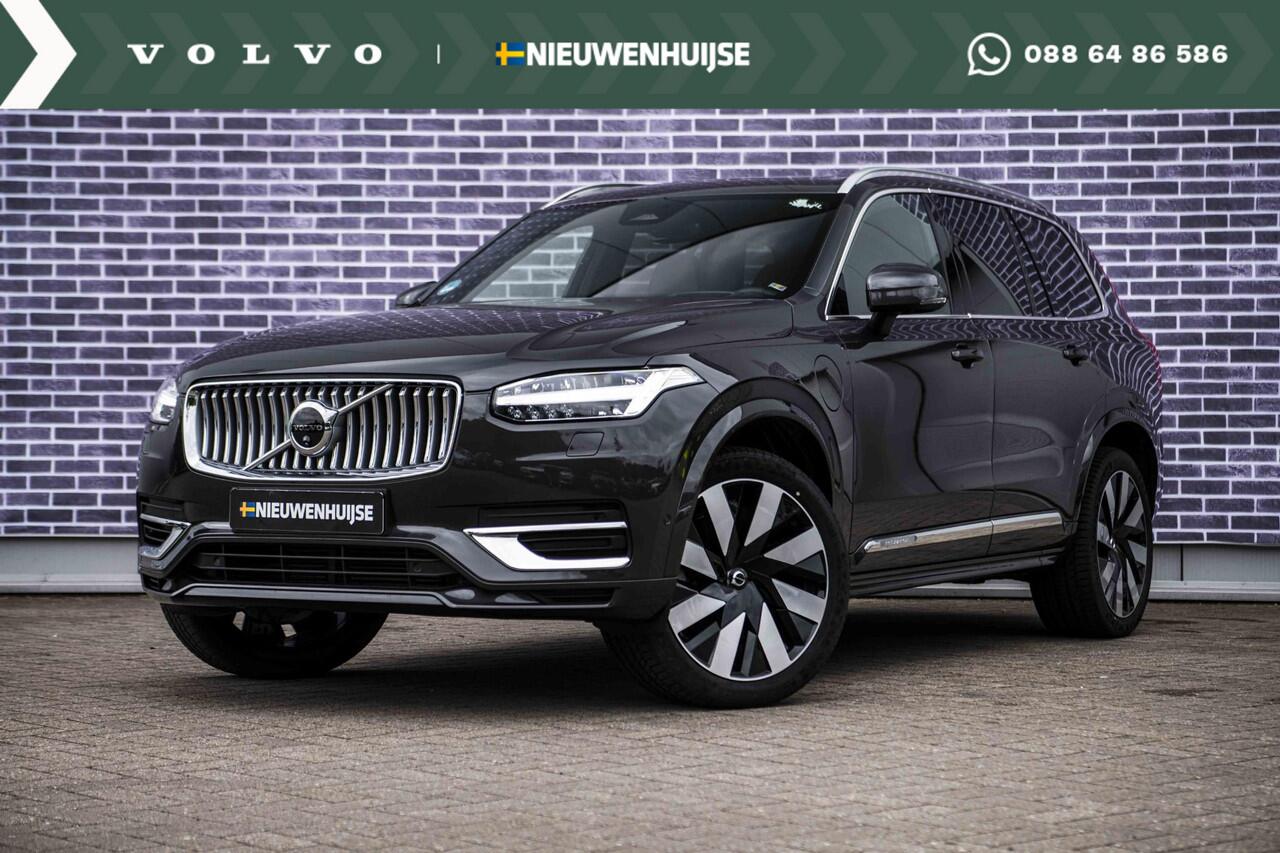 Volvo XC90 2.0 T8 Recharge AWD Ultra Bright | Luchtvering | 21" | Trekhaak | 360 Camera | Bowers & Wilkins | Head Up | Gelamineerd Glas | Power Seats |
