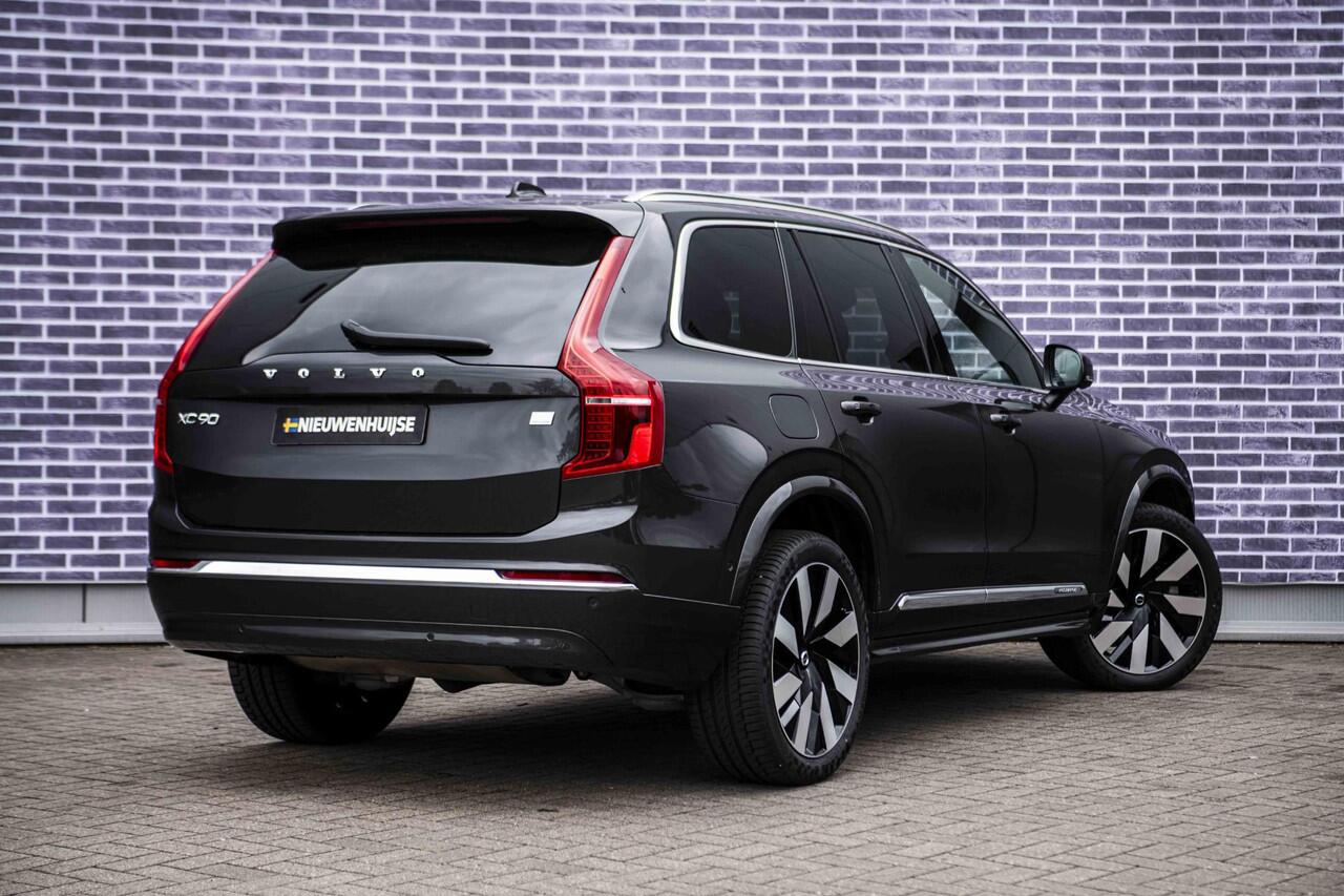 Volvo XC90 2.0 T8 Recharge AWD Ultra Bright | Luchtvering | 21" | Trekhaak | 360 Camera | Bowers & Wilkins | Head Up | Gelamineerd Glas | Power Seats |