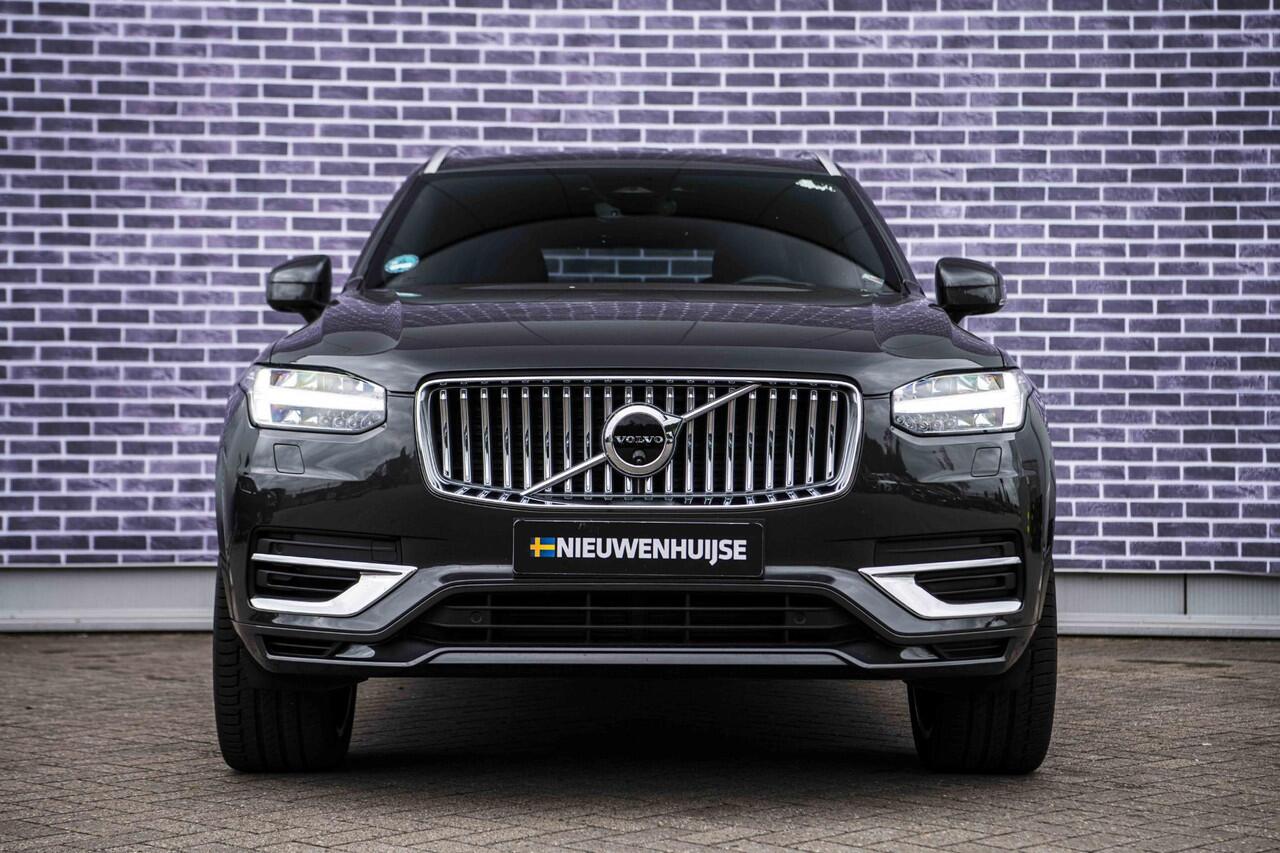Volvo XC90 2.0 T8 Recharge AWD Ultra Bright | Luchtvering | 21" | Trekhaak | 360 Camera | Bowers & Wilkins | Head Up | Gelamineerd Glas | Power Seats |