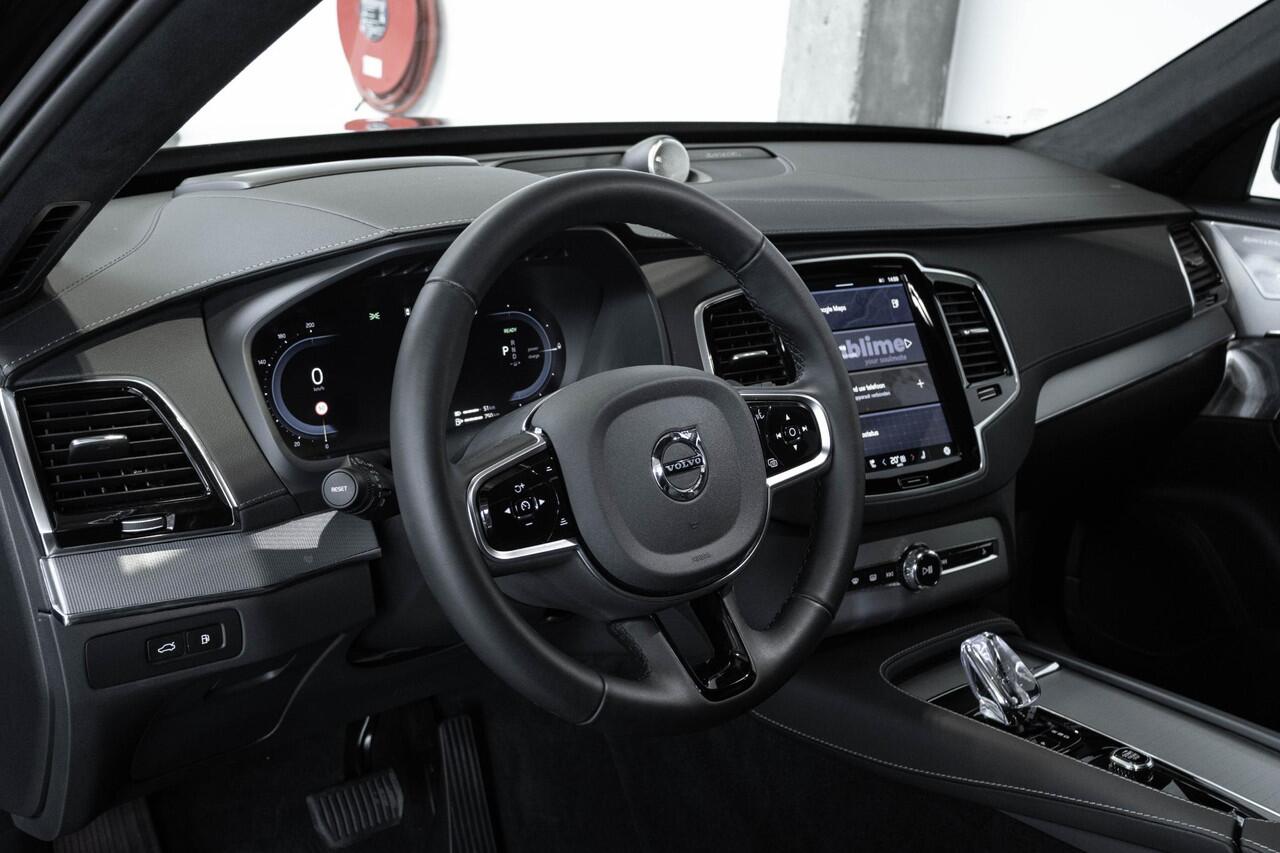 Volvo XC90 T8 Plug-in hybrid AWD Ultra Bright | Verwarmbare voorstoelen | Verwarmbaar stuurwiel | Verwarmbare achterbank | Premium audio by Bowers & Wilkins | Panoramadak | Luchtvering | Rondom zichtcamera | 21 inch Lichtmetalen velgen