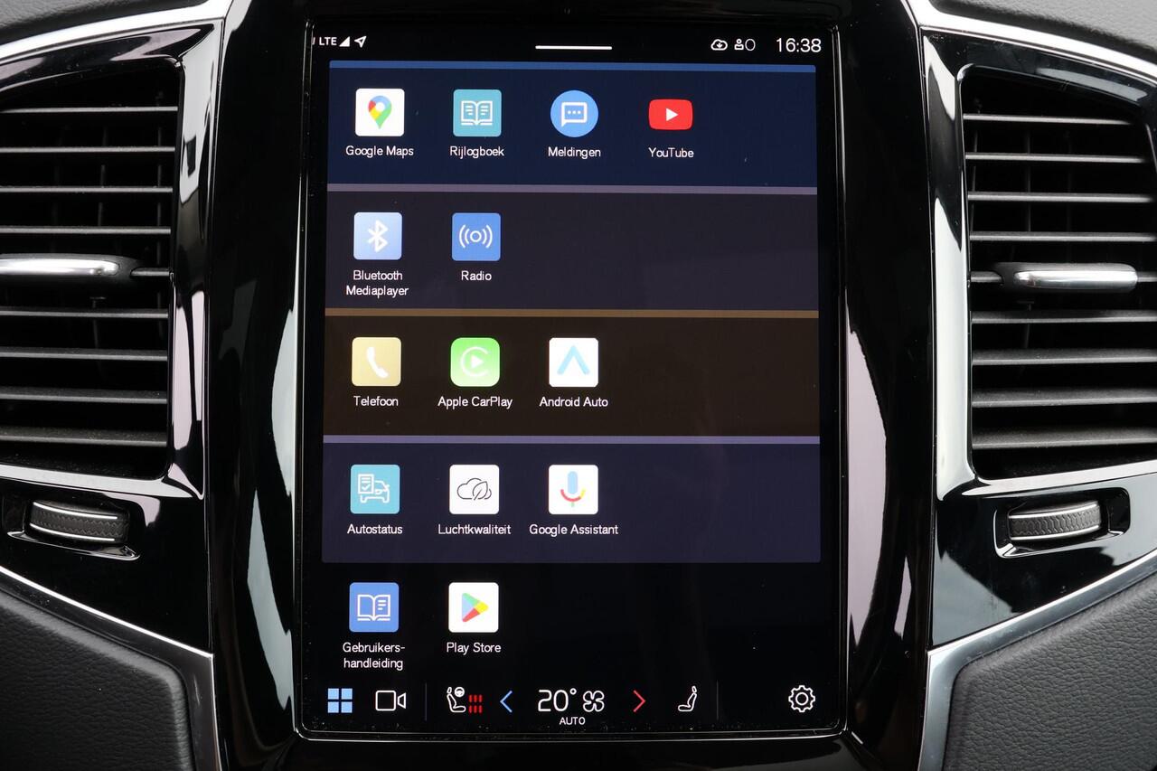 Volvo XC90 T8 Recharge AWD Ultra Bright - LONG RANGE - Panorama/schuifdak - IntelliSafe Assist & Surround - Harman/Kardon audio - Adaptieve LED koplampen - Parkeercamera achter - Verwarmde voorstoelen, stuur & achterbank - Parkeersensoren voor & achter - Elektr. bed