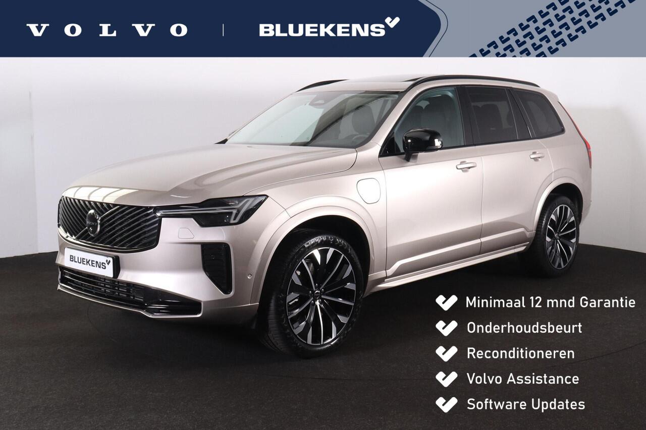 Volvo XC90 T8 Recharge AWD Plus Dark - LONG RANGE - Panorama/schuifdak - IntelliSafe Assist & Surround - 360º Camera - Harman/Kardon audio - Verwarmde voorstoelen, stuur & achterbank - Parkeersensoren voor & achter - Elektr. bedienb. voorstoelen met geheugen - Draad