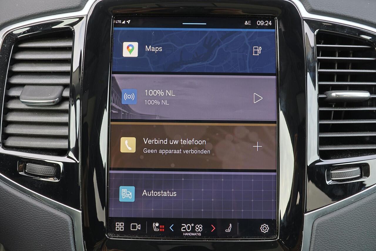 Volvo XC90 T8 Recharge AWD Plus Bright - Panorama/schuifdak - IntelliSafe Assist & Surround - 360º Camera - Harman/Kardon audio - Adaptieve LED koplampen - Verwarmde voorstoelen, stuur & achterbank - Parkeersensoren voor & achter - Elektr. bedienb. voorstoelen met g