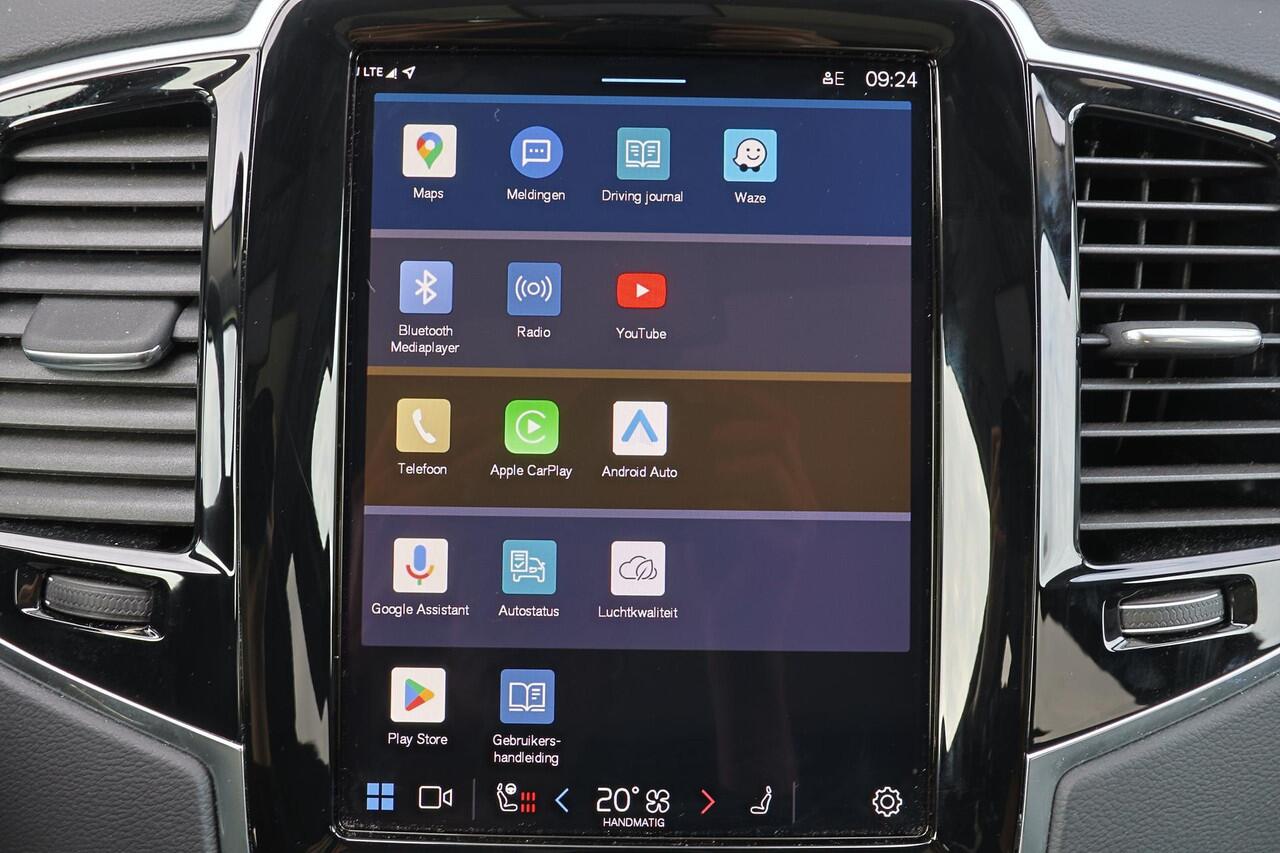 Volvo XC90 T8 Recharge AWD Plus Bright - Panorama/schuifdak - IntelliSafe Assist & Surround - 360º Camera - Harman/Kardon audio - Adaptieve LED koplampen - Verwarmde voorstoelen, stuur & achterbank - Parkeersensoren voor & achter - Elektr. bedienb. voorstoelen met g