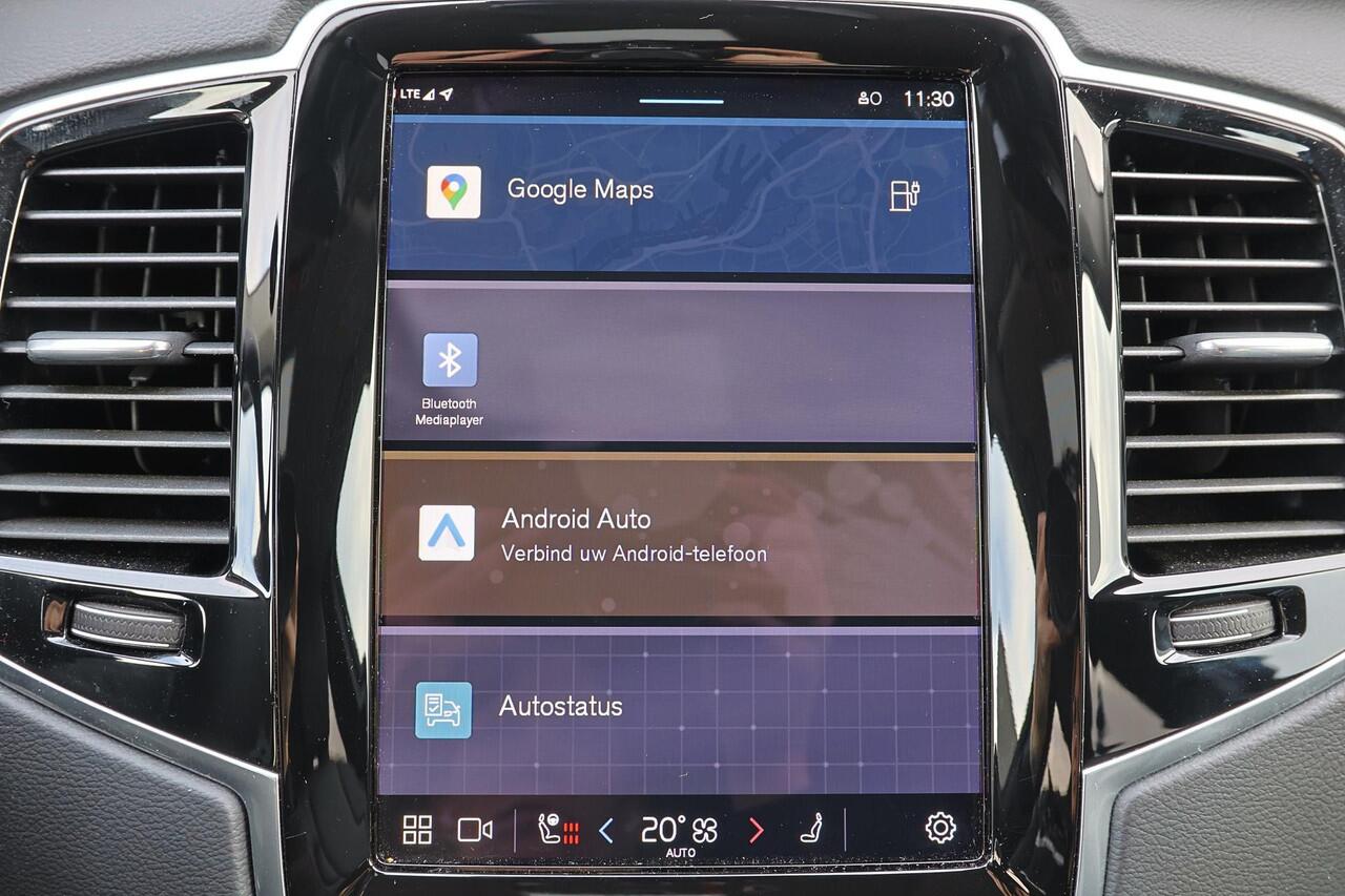 Volvo XC90 T8 Recharge AWD Plus Dark - IntelliSafe Assist & Surround - 360º Camera - Harman/Kardon audio - Adaptieve LED koplampen - Verwarmde voorstoelen, stuur & achterbank - Parkeersensoren voor & achter - Elektr. bedienb. voorstoelen met geheugen - Draadloze tel