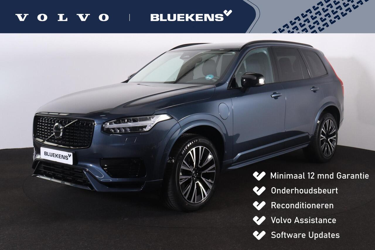 Volvo XC90 T8 Recharge AWD Plus Dark - IntelliSafe Assist & Surround - Adaptieve LED koplampen - Parkeercamera achter - Verwarmde voorstoelen, stuur & achterbank - Parkeersensoren voor & achter - Elektr. bedienb. voorstoelen met geheugen - Draadloze tel. lader - Ext
