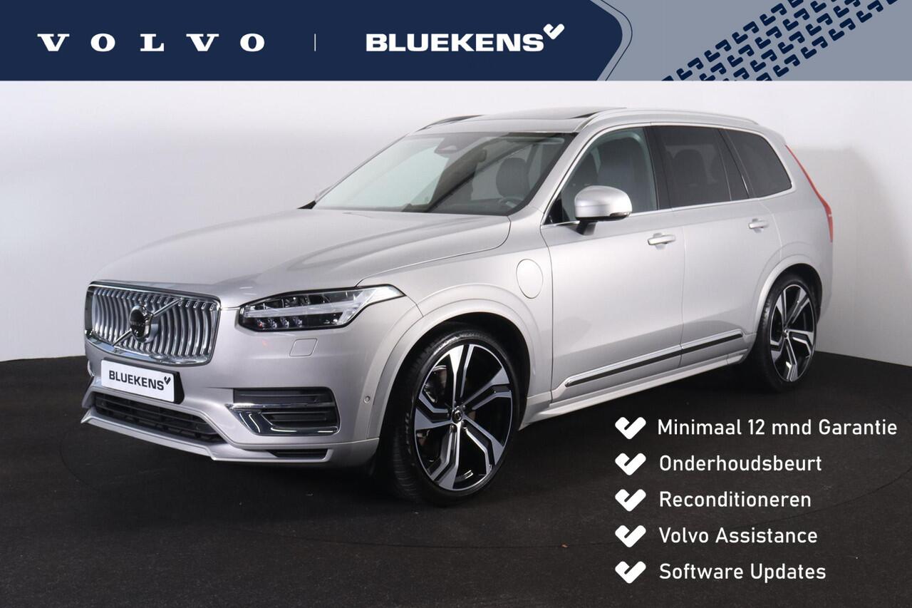 Volvo XC90 T8 Recharge AWD Ultimate Dark - Luchtvering - Panorama/schuifdak - IntelliSafe Assist & Surround - 360º Camera - Bowers & Wilkins audio - Adaptieve LED koplampen - Verwarmde voorstoelen, stuur & achterbank - Parkeersensoren voor & achter - Elektr. bedienb