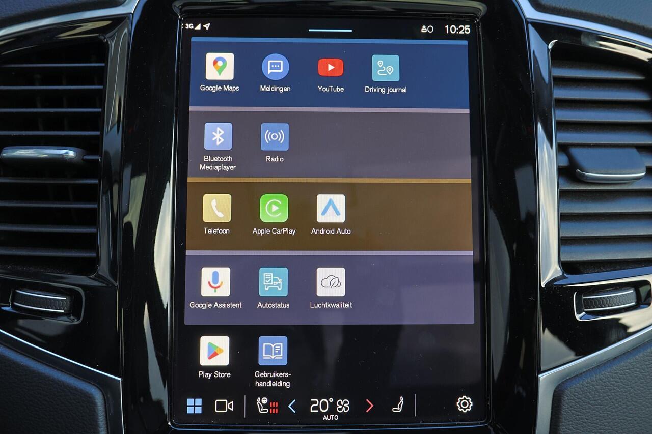 Volvo XC90 T8 Recharge AWD Ultimate Dark - Luchtvering - Panorama/schuifdak - IntelliSafe Assist & Surround - 360º Camera - Bowers & Wilkins audio - Adaptieve LED koplampen - Verwarmde voorstoelen, stuur & achterbank - Parkeersensoren voor & achter - Elektr. bedienb