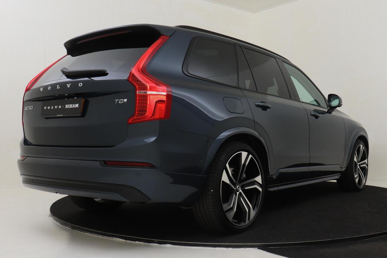Volvo XC90 T8 PLUG-IN HYBRID AWD ULTRA DARK *FULL OPTIONS!* -PANO.DAK|BOWERS&WILKINS|GEVENT.LEDER+MASSAGE|LUCHTVERING|ADAP.LED|TREKHAAK|360°CAM|NL-AUTO