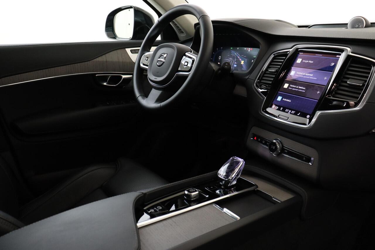 Volvo XC90 T8 PLUG-IN HYBRID AWD ULTRA DARK *FULL OPTIONS!* -PANO.DAK|BOWERS&WILKINS|GEVENT.LEDER+MASSAGE|LUCHTVERING|ADAP.LED|TREKHAAK|360°CAM|NL-AUTO
