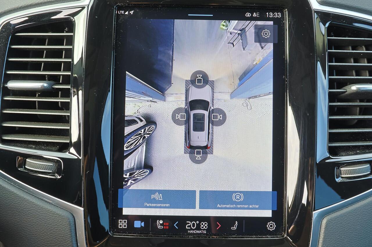 Volvo XC90 T8 Recharge AWD Plus Bright - Panorama/schuifdak - IntelliSafe Assist & Surround - 360º Camera - Harman/Kardon audio - Adaptieve LED koplampen - Verwarmde voorstoelen, stuur & achterbank - Parkeersensoren voor & achter - Elektr. bedienb. voorstoelen met g