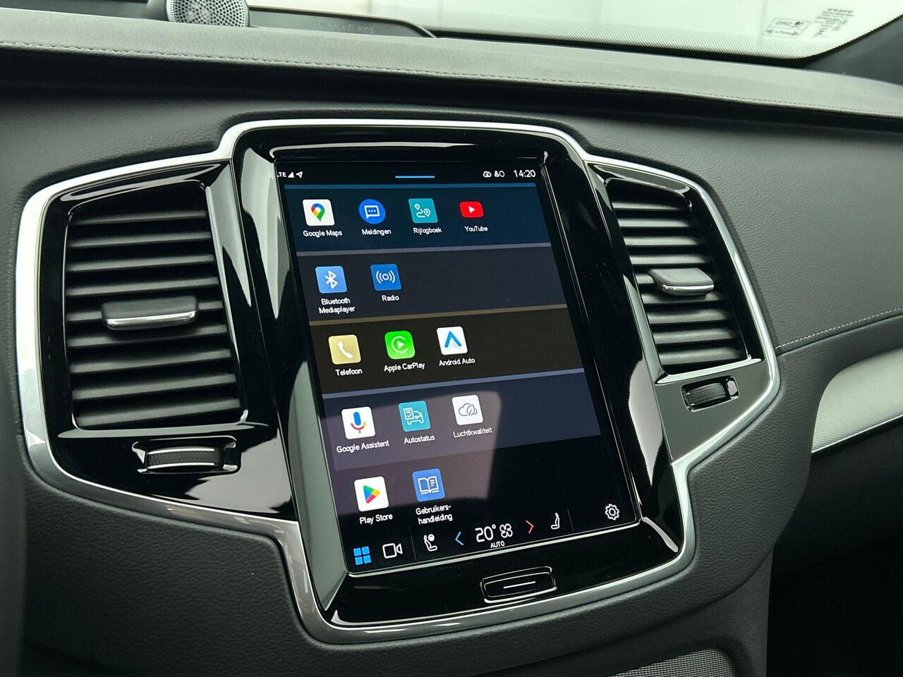 Volvo XC90 T8 Recharge AWD Ultimate Dark - Luchtvering - Panorama/schuifdak - IntelliSafe Assist & Surround - 360º Camera - Bowers & Wilkins audio - Adaptieve LED koplampen - Verwarmde voorstoelen, stuur & achterbank - Parkeersensoren voor & achter - Elektr. bedienb