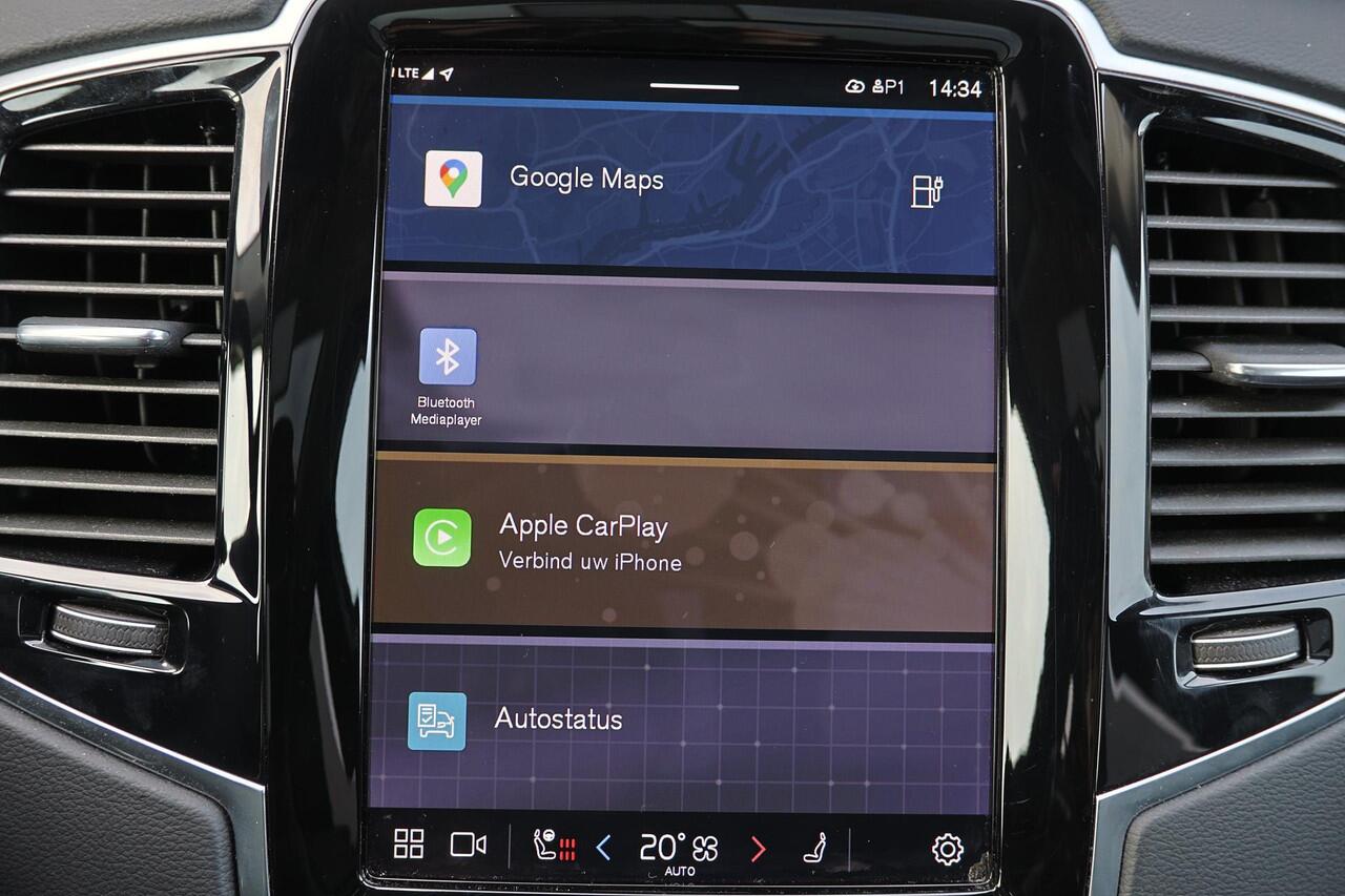 Volvo XC90 T8 Recharge AWD Plus Bright - Panorama/schuifdak - IntelliSafe Assist & Surround - 360º Camera - Harman/Kardon audio - Adaptieve LED koplampen - Verwarmde voorstoelen, stuur & achterbank - Parkeersensoren voor & achter - Elektr. bedienb. voorstoelen met g