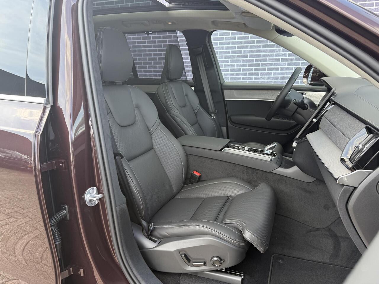 Volvo XC90 2.0 T8 Plug-in hybrid AWD Ultra Bright | Luchtvering | Bowers & Wilkins | 22'' | Gelaagd glas | Massage | Stoel koeling + verwarming | Panorama Schuifdak |