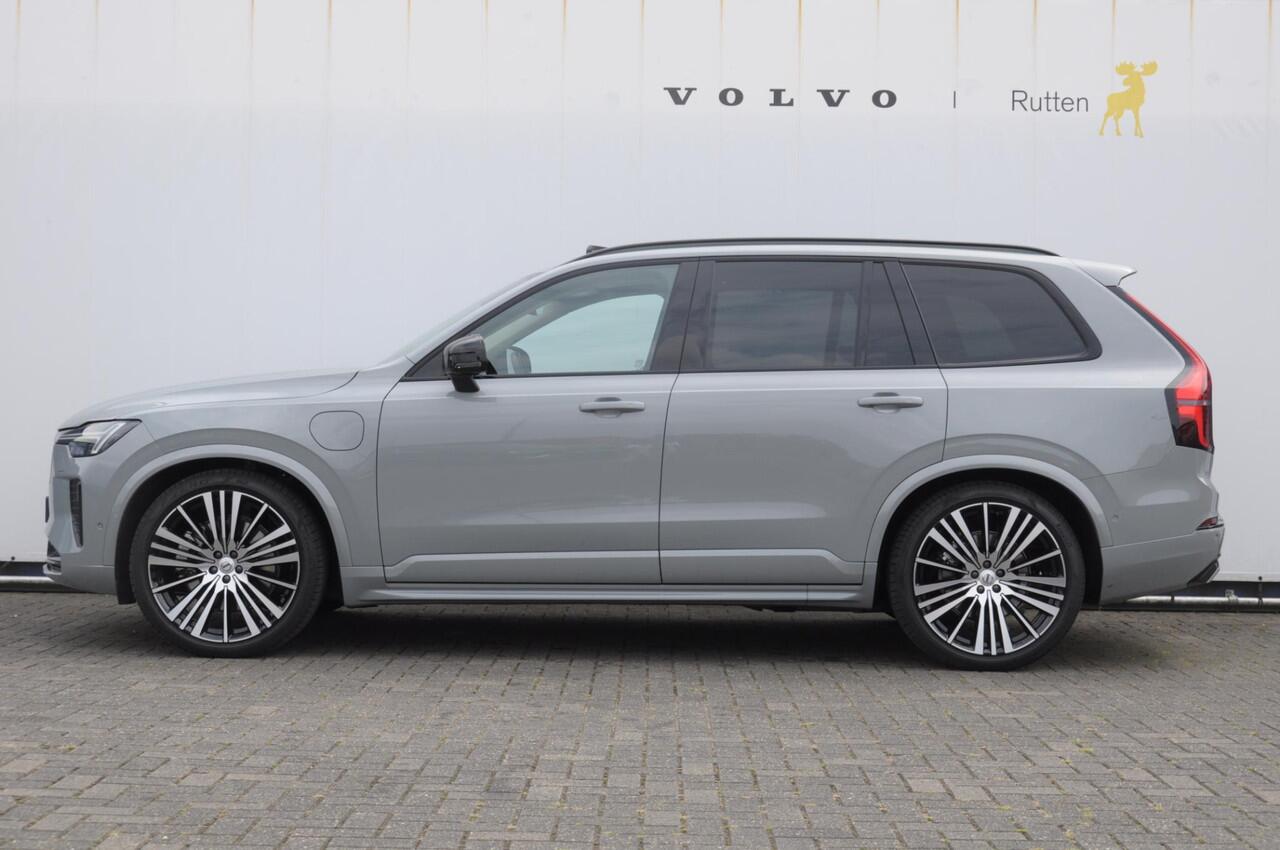 Volvo XC90 T8 455PK Automaat Plug-in hybrid AWD Ultra Dark / Luchtvering / Bowers & Wilkens / Extra getint glas / Nappa leder met Ventilatie / Gelamineerde zijruiten rondom