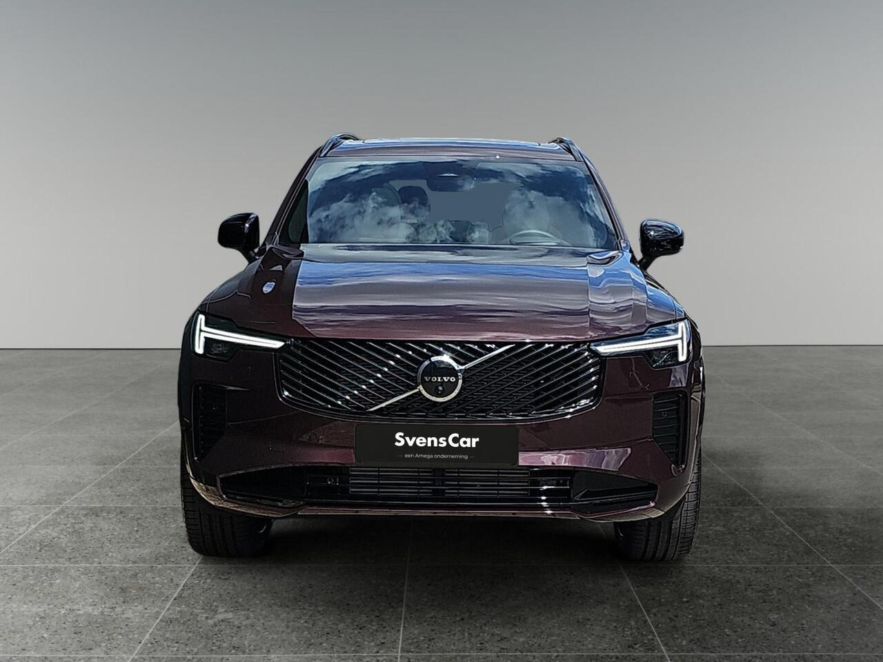 Volvo XC90 2.0 T8 Plug-in hybrid AWD Ultra Dark | Mulberry Red | Luchtvering | Bowers & Wilkins Audio | Massagefunctie voorstoelen |