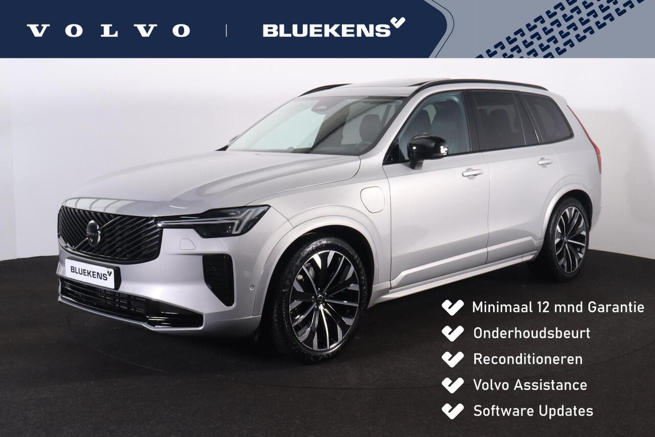 Volvo XC90 T8 Recharge AWD Ultra Dark - Luchtvering - Panorama/schuifdak - IntelliSafe Assist & Surround - 360º Camera - Verwarmde voorstoelen, stuur & achterbank - Parkeersensoren voor & achter - Elektr. bedienb. voorstoelen met geheugen - Head up display - Draadlo