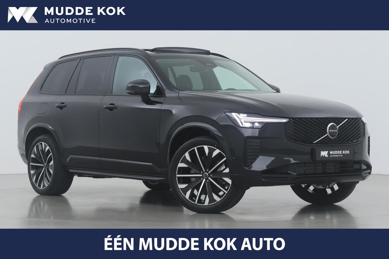 Volvo XC90 T8 Plug-in hybrid Ultra Dark | FACELIFT | Luchtvering | Massage+Ventilatie | Head-Up | 360° Camera