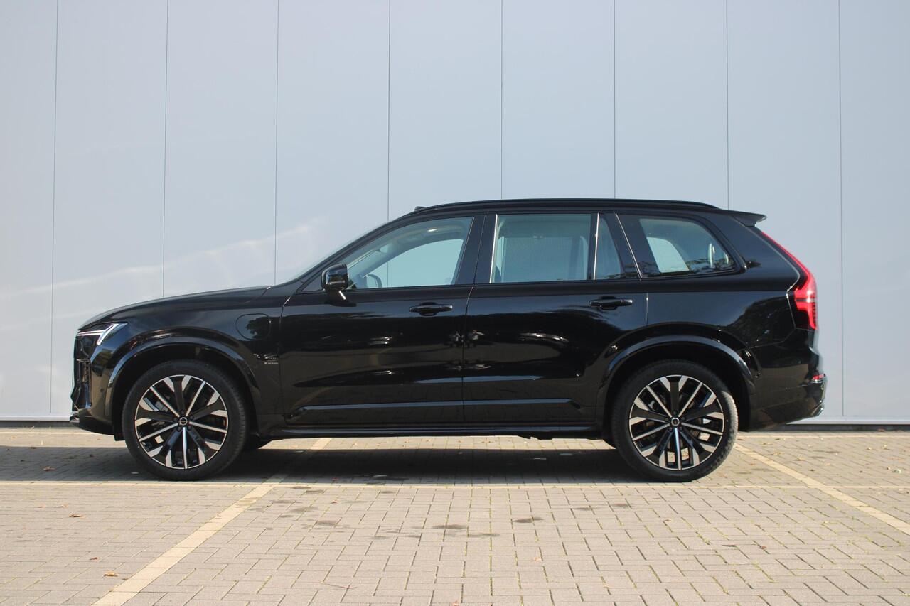 Volvo XC90 T8 445PK Plug-in hybrid AWD Ultra Dark | Luchtvering | Gelamineerde zijruiten | Bowers & Wilkins High End Audio | Massagefunctie voorstoelen | Semi Elektr Trekhaak |