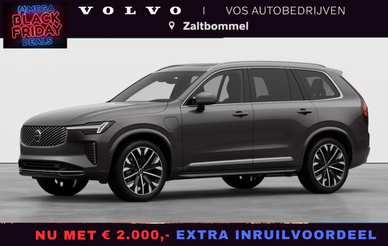 Volvo XC90 2.0 T8 Plug-in hybrid AWD Ultra Bright | Luchtvering | Trekhaak | Extra getint glas |