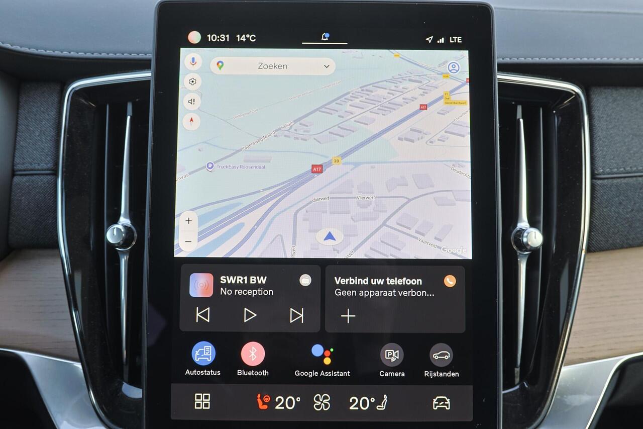 Volvo XC90 T8 Recharge AWD Plus Bright - Panorama/schuifdak - IntelliSafe Assist & Surround - 360º Camera - Harman/Kardon audio - Verwarmde voorstoelen, stuur & achterbank - Parkeersensoren voor & achter - Elektr. bedienb. voorstoelen met geheugen - Draadloze tel. l