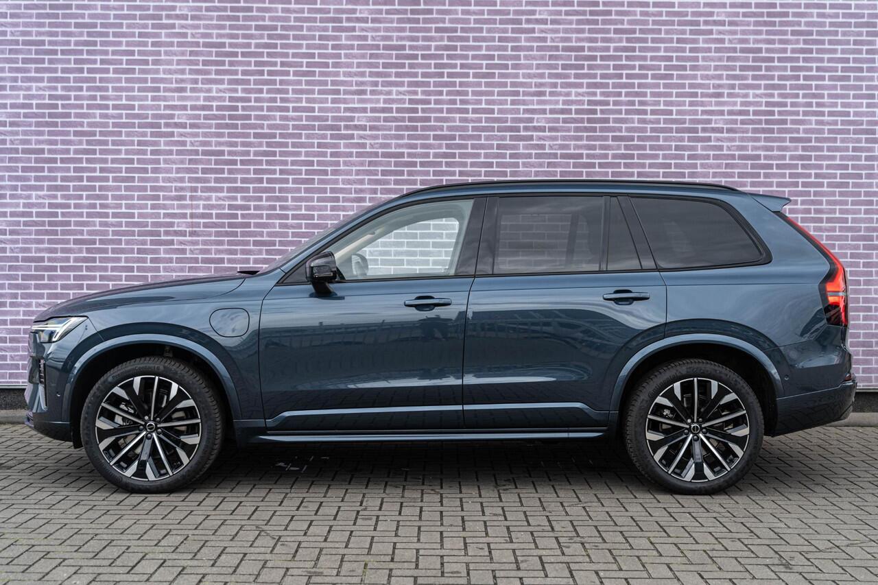 Volvo XC90 T8 Plug-in hybrid AWD Ultra Dark | Facelift | 7-Zits | Google | Long Range | Luchtvering | Gelamineerde Zijruiten | 360 Camera | BLIS | LED Matrix Koplampen | Adaptive Cruise Control | Dodehoekdetectie | Harman Kardon Audio | Elek. Achterklep