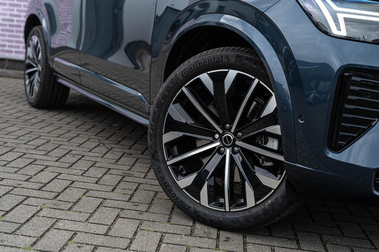 Volvo XC90 T8 Plug-in hybrid AWD Ultra Dark | Facelift | 7-Zits | Google | Long Range | Luchtvering | Gelamineerde Zijruiten | 360 Camera | BLIS | LED Matrix Koplampen | Adaptive Cruise Control | Dodehoekdetectie | Harman Kardon Audio | Elek. Achterklep