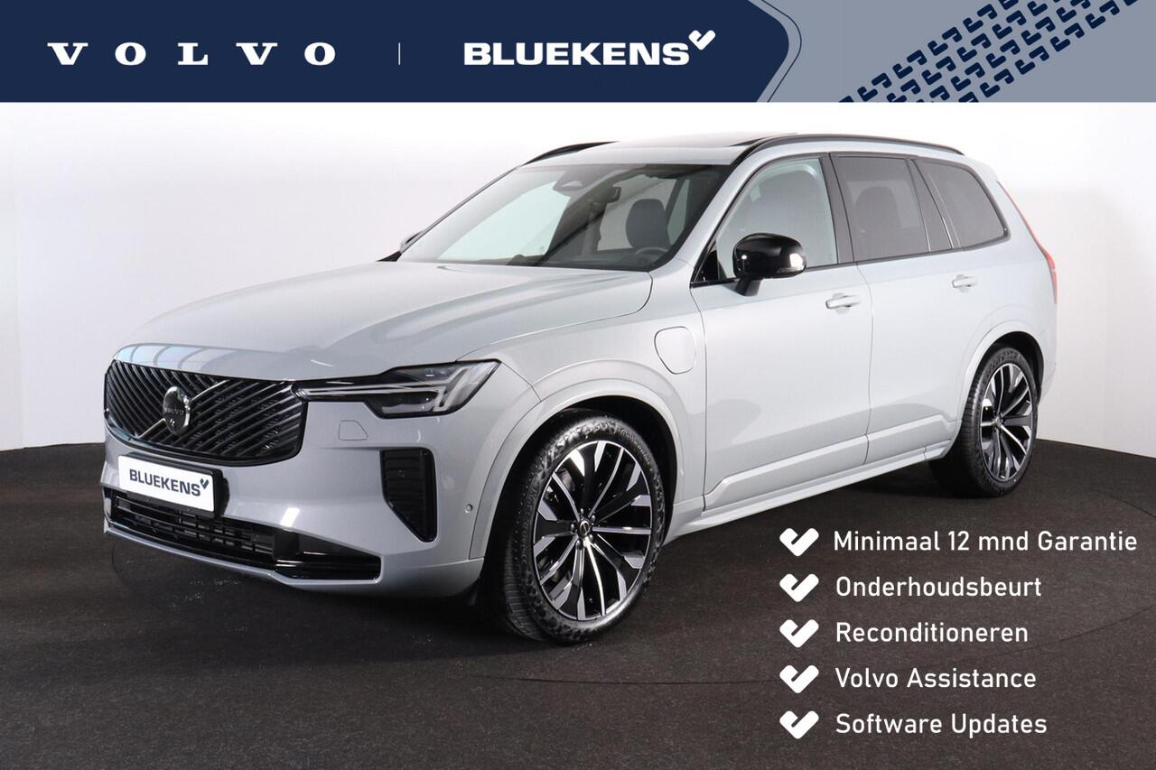 Volvo XC90 T8 Recharge AWD Ultra Dark - Luchtvering - Panorama/schuifdak - IntelliSafe Assist & Surround - 360º Camera - Bowers & Wilkins audio - Verwarmde voorstoelen, stuur & achterbank - Parkeersensoren voor & achter - Elektr. bedienb. voorstoelen met geheugen - 