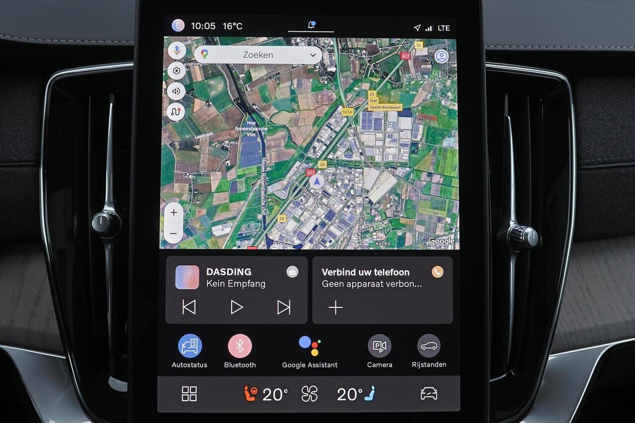 Volvo XC90 T8 Recharge AWD Ultra Dark - Luchtvering - Panorama/schuifdak - IntelliSafe Assist & Surround - 360º Camera - Bowers & Wilkins audio - Verwarmde voorstoelen, stuur & achterbank - Parkeersensoren voor & achter - Elektr. bedienb. voorstoelen met geheugen - 