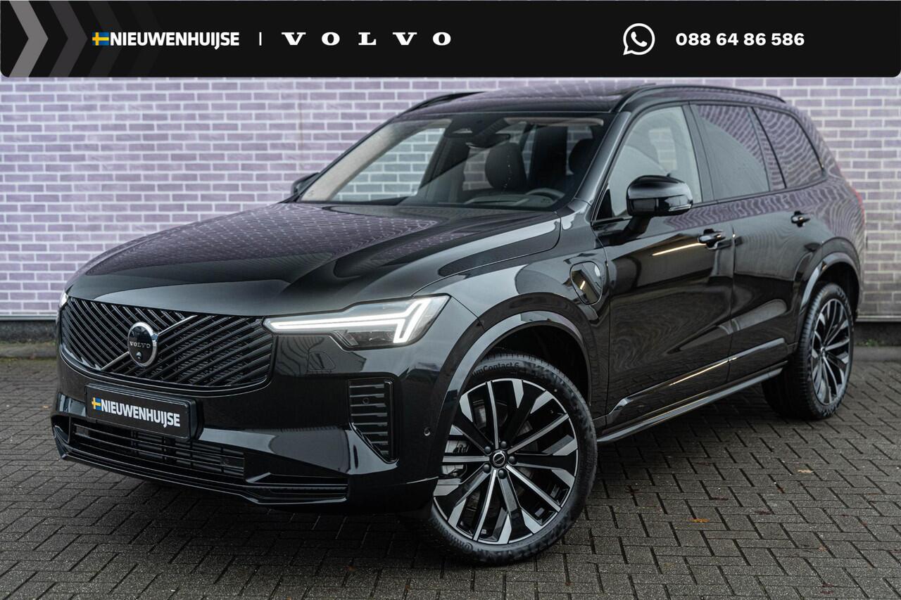 Volvo XC90 T8 Plug-in hybrid AWD Ultra Dark | 7 zits | Adaptieve Cruise Control | Panoramadak | Nappa Lederen Bekleding | Stoelmassage | Harman Kardon Audio | 21" Velgen | Stoel-/Stuurverwarming |