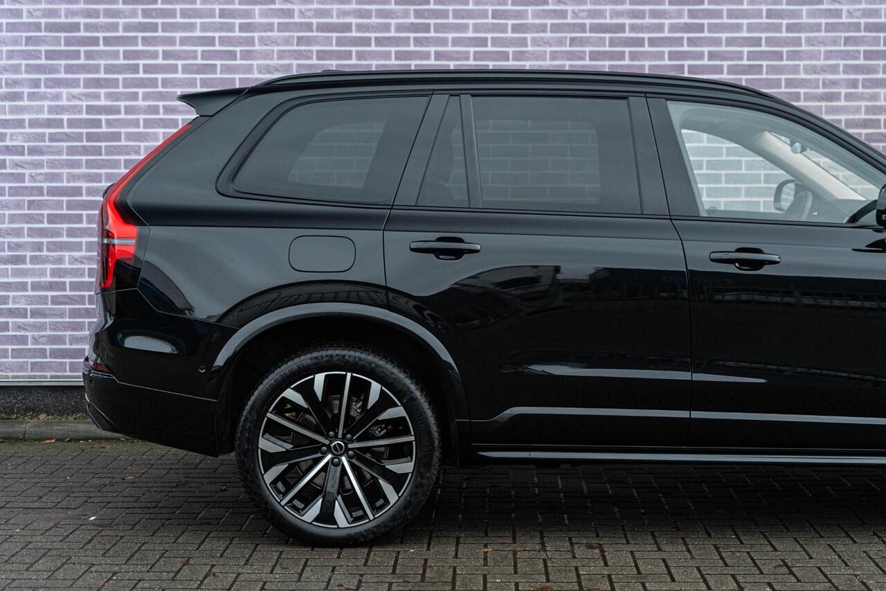 Volvo XC90 T8 Plug-in hybrid AWD Ultra Dark | 7 zits | Adaptieve Cruise Control | Panoramadak | Nappa Lederen Bekleding | Stoelmassage | Harman Kardon Audio | 21" Velgen | Stoel-/Stuurverwarming |