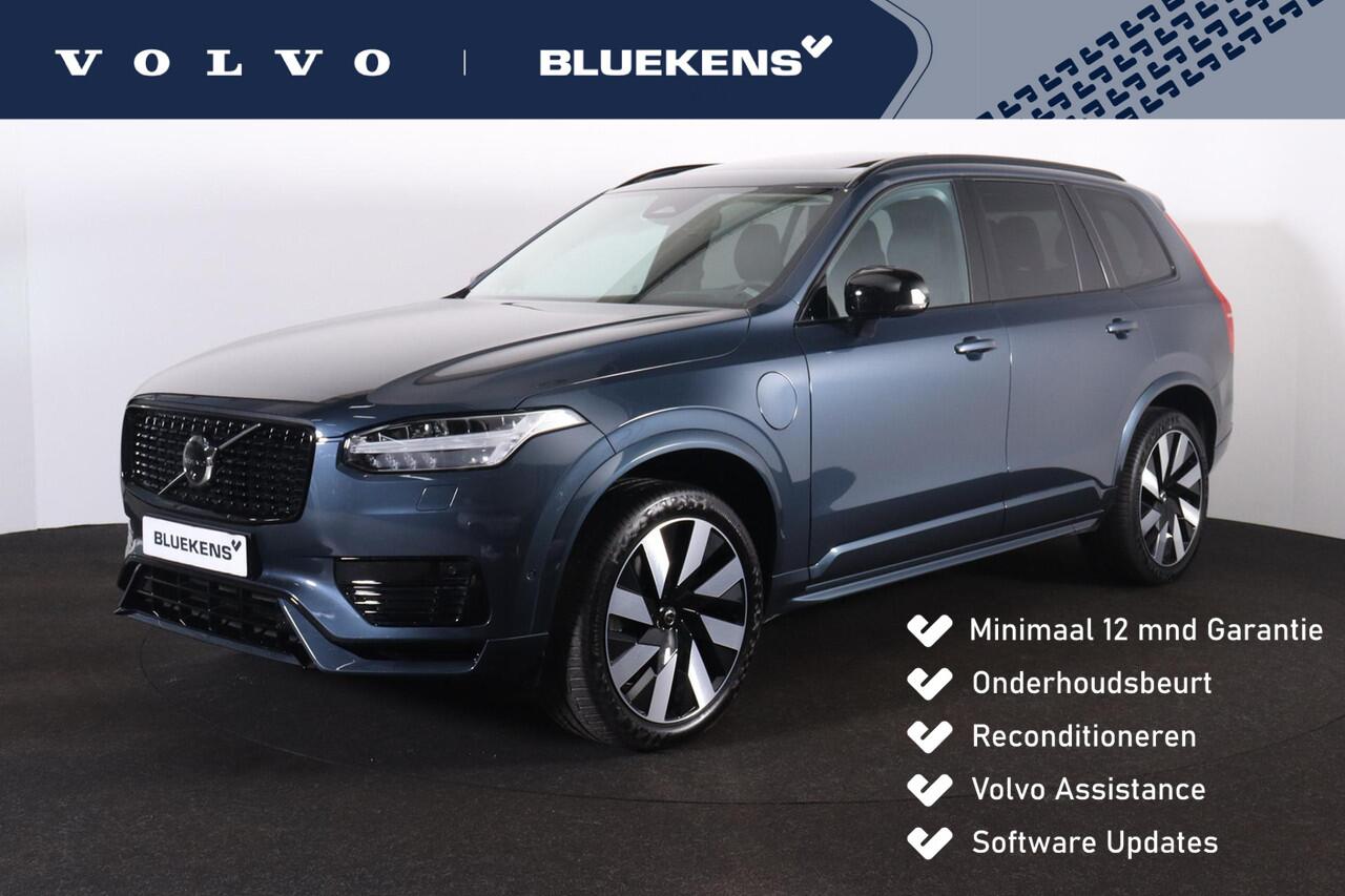 Volvo XC90 T8 Recharge AWD Ultra Dark - Panorama/schuifdak - IntelliSafe Assist & Surround - 360º Camera - Harman/Kardon audio - Adaptieve LED koplampen - Verwarmde voorstoelen, stuur & achterbank - Parkeersensoren voor & achter - Elektr. bedienb. voorstoelen met ge