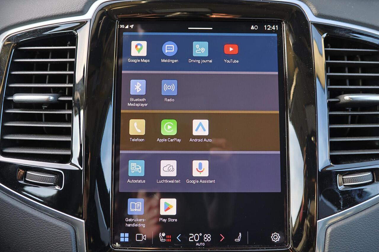 Volvo XC90 T8 Recharge AWD Ultra Dark - Panorama/schuifdak - IntelliSafe Assist & Surround - 360º Camera - Harman/Kardon audio - Adaptieve LED koplampen - Verwarmde voorstoelen, stuur & achterbank - Parkeersensoren voor & achter - Elektr. bedienb. voorstoelen met ge