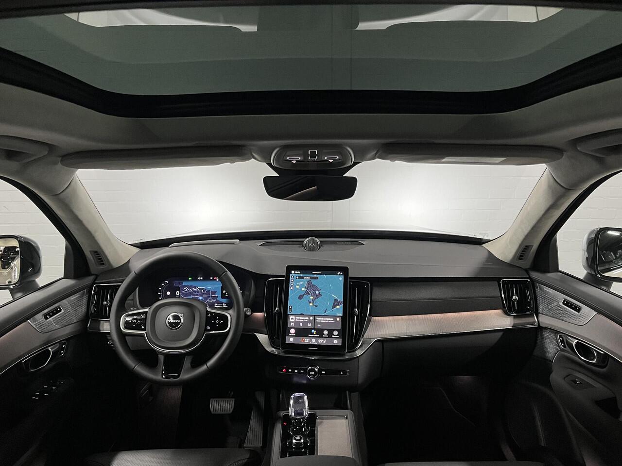 Volvo XC90 2.0 T8 Plug-in hybrid AWD Ultra Dark Luchtvering | Bowers & Wilkins | Massage | Trekhaak | Adapt. Cruise | Stoelventilatie | 22" wielen | 360 camera | Head-up