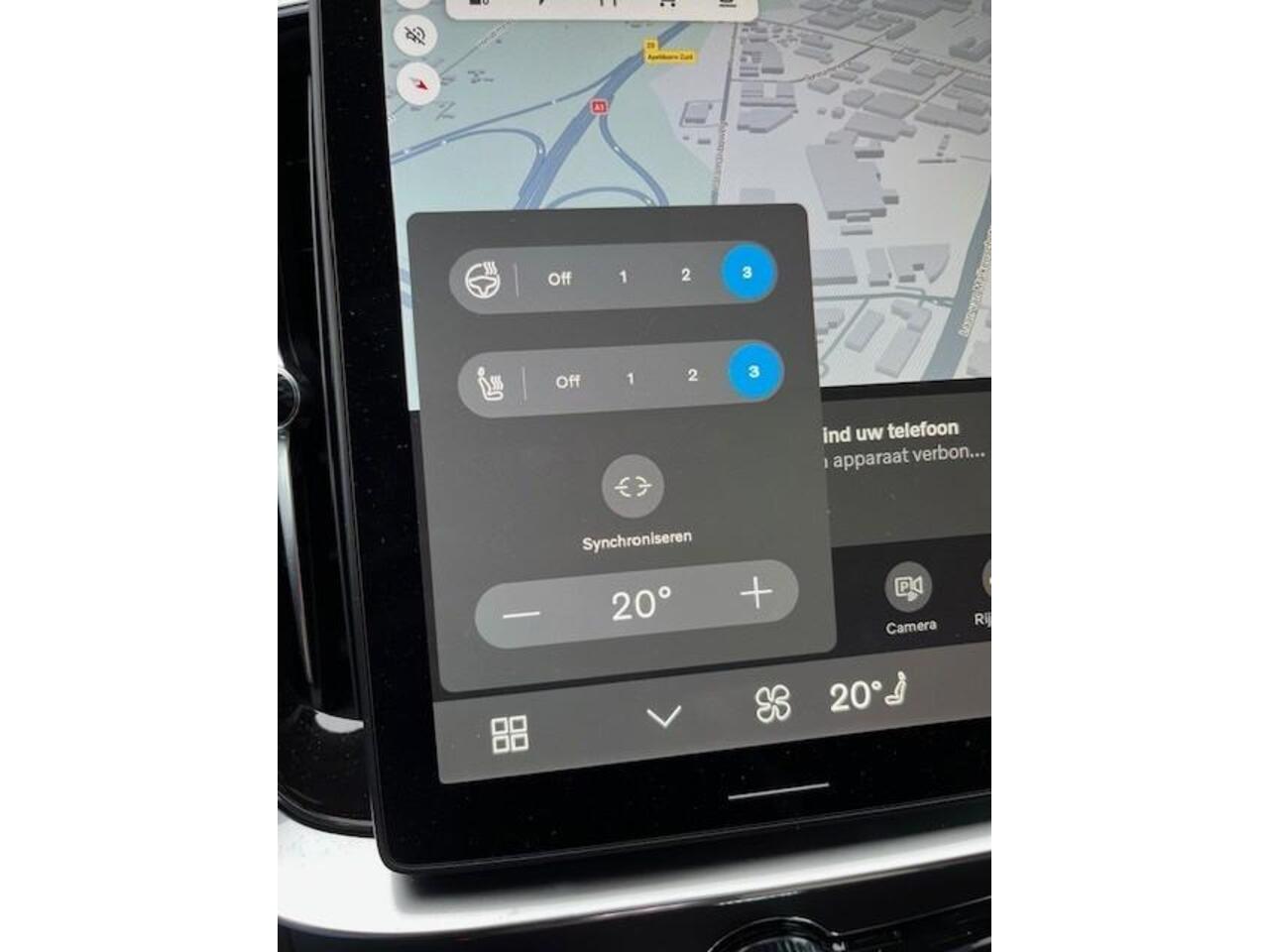 Volvo XC90 T8 Plug-in hybrid AWD Ultra Dark | Google | Long Range | Harman Kardon Audio | Lederen Bekleding | Adaptieve Cruise Control | 360 Camera | Head-Up Display | Elek. Stoelen | Getint Glas | Luchtvering | Stoel-/Stuurverwarming | Memory | Keyless | Schuif-/Ka