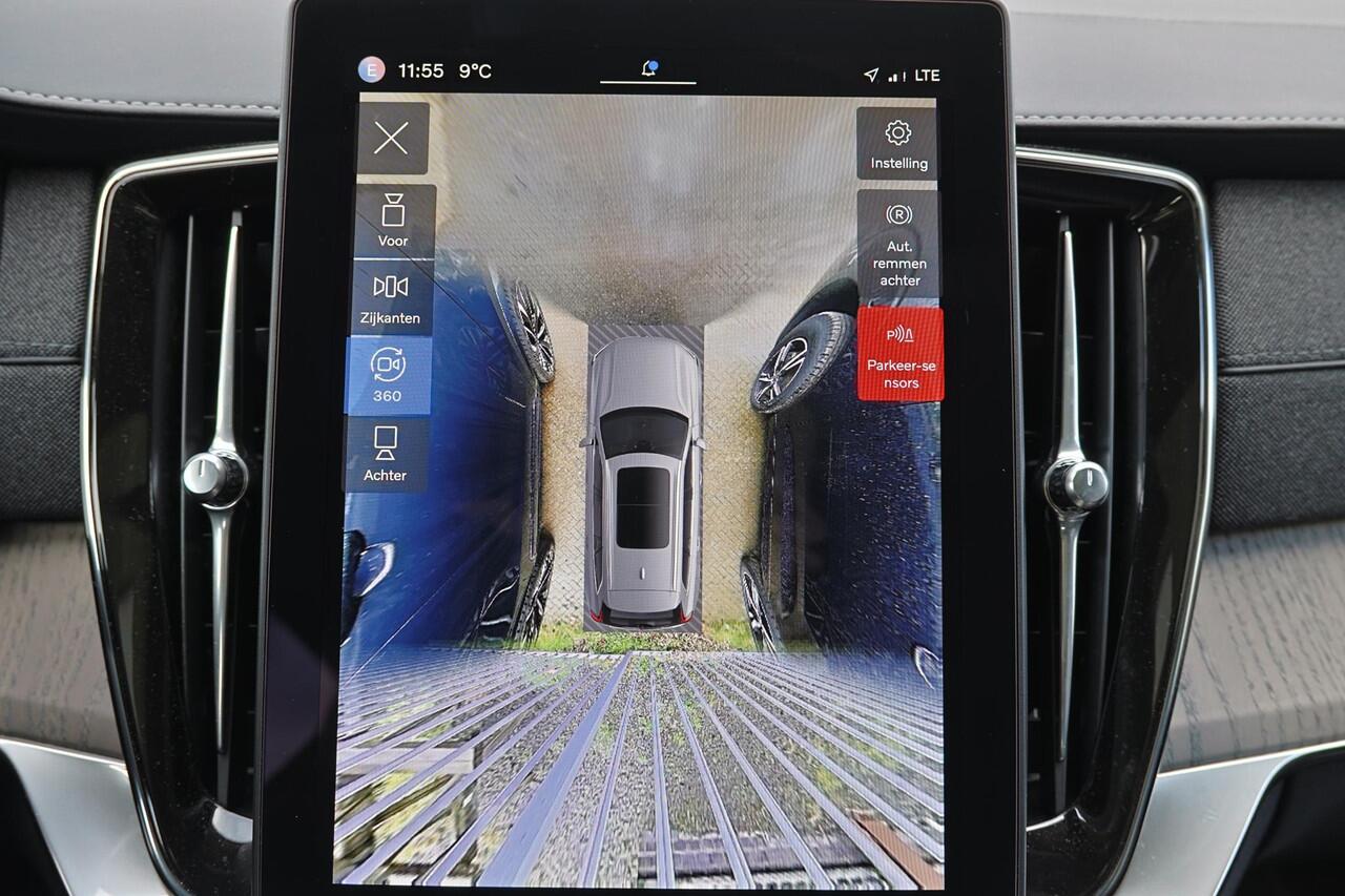 Volvo XC90 T8 Recharge AWD Ultra Dark - Luchtvering - Panorama/schuifdak - IntelliSafe Assist & Surround - 360º Camera - Bowers & Wilkins audio - Adaptieve LED koplampen - Verwarmde voorstoelen, stuur & achterbank - Parkeersensoren voor & achter - Elektr. bedienb. v