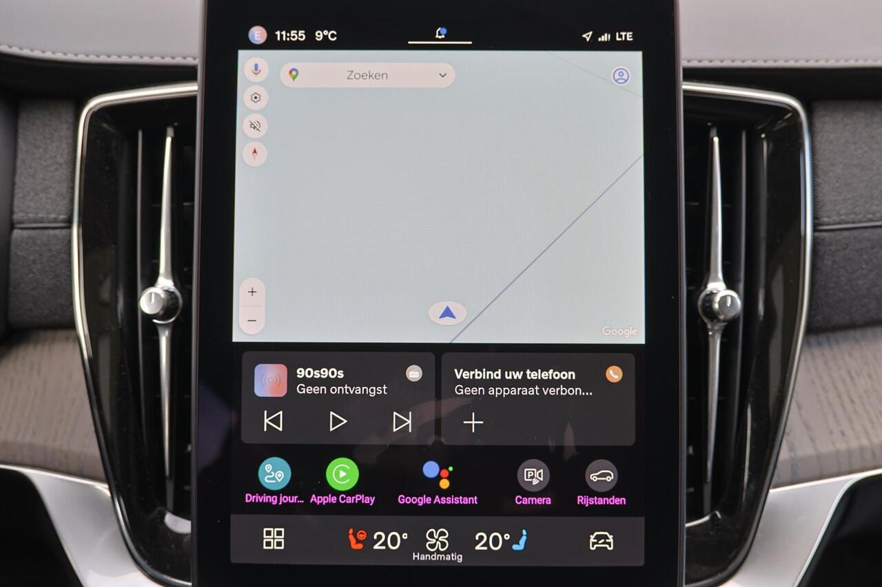 Volvo XC90 T8 Recharge AWD Ultra Dark - Luchtvering - Panorama/schuifdak - IntelliSafe Assist & Surround - 360º Camera - Bowers & Wilkins audio - Adaptieve LED koplampen - Verwarmde voorstoelen, stuur & achterbank - Parkeersensoren voor & achter - Elektr. bedienb. v