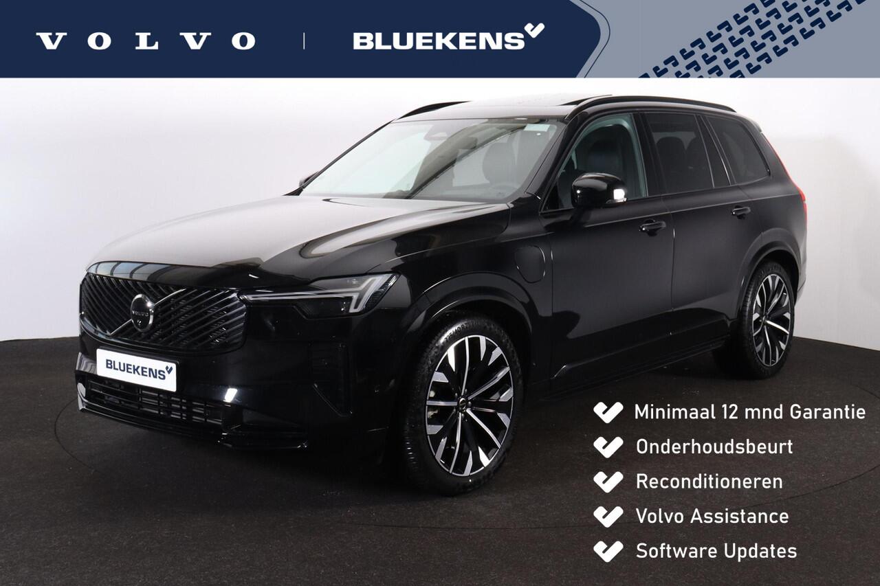 Volvo XC90 T8 Recharge AWD Ultra Dark - Luchtvering - Panorama/schuifdak - IntelliSafe Assist & Surround - 360º Camera - Bowers & Wilkins audio - Adaptieve LED koplampen - Verwarmde voorstoelen, stuur & achterbank - Parkeersensoren voor & achter - Elektr. bedienb. v