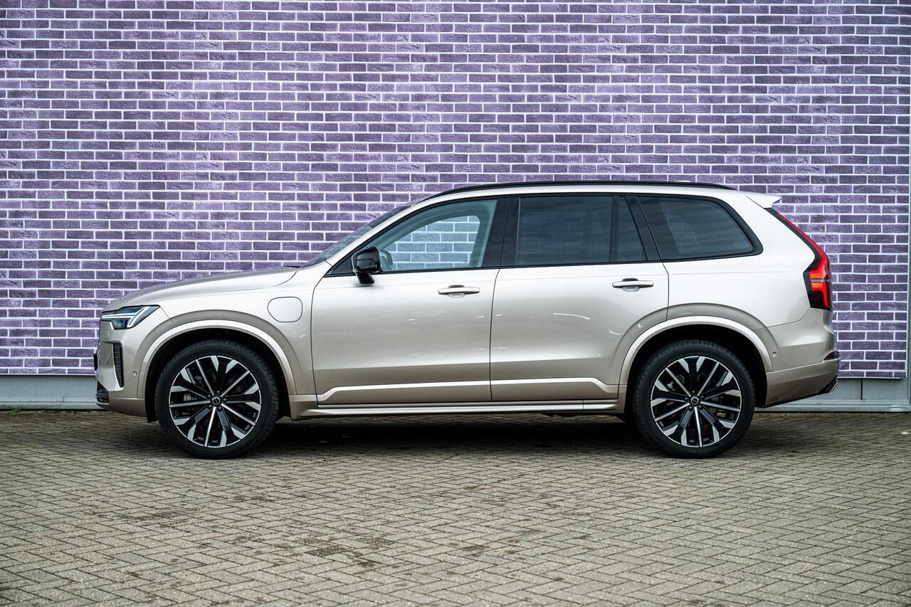 Volvo XC90 2.0 T8 Plug-in hybrid AWD Ultra Dark | Adaptieve Cruise Control | Luchtvering | Trekhaak | Panoramadak | Bowers & Wilkins Audio | Nappa Lederen Bekleding | Stoel-/Stuurverwarming | 360 Parkeercamera | 21" Velgen | Stoelventilatie | Massagefuntie voorstoel