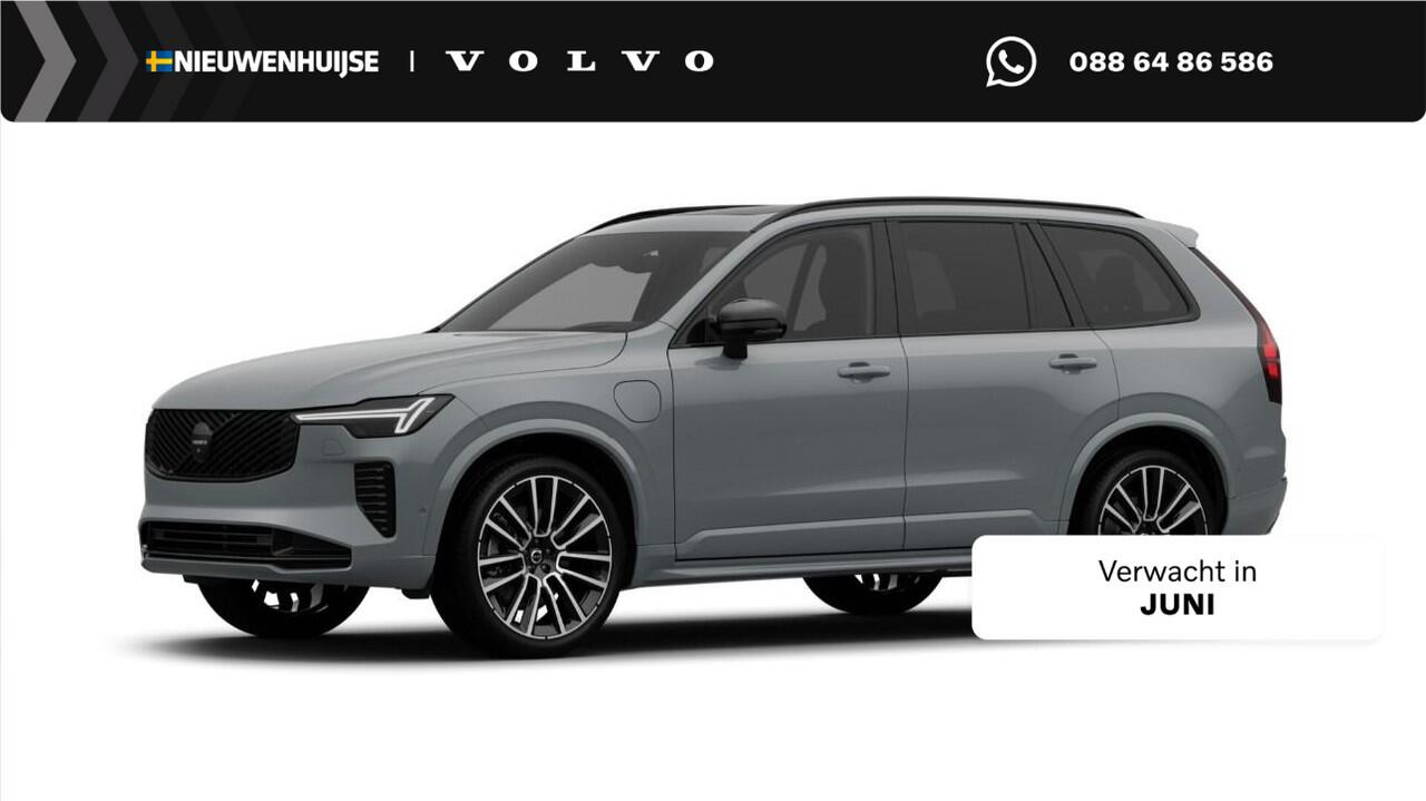Volvo XC90 T8 Plug-in hybrid AWD Ultra Black Ed. Exec. | Google | Long Range | Bowers & Wilkins Audio | Luchtvering | Schuif-/Kanteldak | Getint Glas | Head-Up Display | Adaptieve Cruise Control | 360 Camera | Gelamineerde Zijruiten Rondom | Massage Voorstoelen | Zi